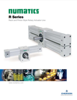 R SERIES: RACK AND PINION STYLE ROTARY ACTUATOR LINE